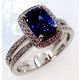 Natural sapphire ring