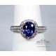 Violetish-Blue sapphire 