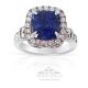 blue sapphire ring with diamonds