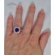 royal blue sapphire platinum ring in usa 