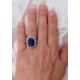 Natural Platinum Sapphire Ring, 10.07 ct Ceylon Sapphire GIA Origin Report