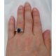 Unheated Platinum Sapphire Ring, 2.12 ct GIA Certified 