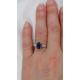 Unheated Platinum Sapphire Ring, 2.12 ct GIA Certified 