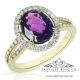 Purple Natural Ceylon Sapphire Ring in the USA 