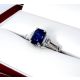 5.50 grams blue sapphire ring