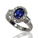  Oval Cut Royal Blue Ceylon sapphire 
