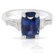blue sapphire platinum ring price
