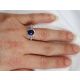 real blue sapphire diamond ring for sale