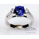 18kt blue sapphire ring