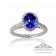 1.31 ct Blue Natural Sapphire ring