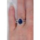 Platinum Sapphire Ring,  2.34 ct Unheated GIA Certified 