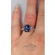 blue sapphire ring 3.56 ct Untreated size