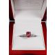Untreated Pink Sapphire Ring - 1.64 ct Oval 18kt GIA
