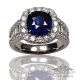 blue Natural Sapphire ring 