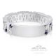 Platinum Sapphire Band, 1.25 cts Certified 