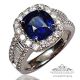 blue sapphire engagement ring 