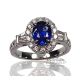 Royal Blue Ceylon sapphire ring 