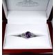 8.25 size purple sapphire ring 