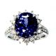 Ceylon Violetish-Blue ring 