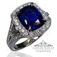  Blue to Purple Ceylon ring