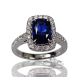 Royal blue Antique Sapphire Ring