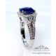 Blue Ceylon sapphire ring 