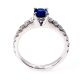 oval blue Ceylon sapphire diamond ring for sale 
