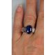 10 grams blue Sapphire platinum ring