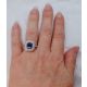 Natural Platinum Sapphire Diamond Ring, 2.05 ct  Ceylon Sapphire GIA Certified 