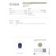 3 Stone Sapphire Ring, 3.79 ct Unheated GIA Origin Certified 