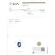 Unheated Blue Sapphire, 3.02 ct Oval Cut GIA Certified 