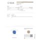 Unheated 3 Stone Platinum Sapphire Ring, 5.21 ct GIA Origin Report F VS-VVS