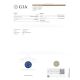 Unheated Ceylon Sapphire, 3.23 ct Round Cut GIA Certified 