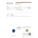 Gia certificate for blue sapphire  