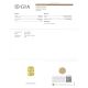 GIA certificate yellow sapphire 