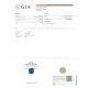 GIA certified Cushion Cut Blue Ceylon 