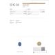 GIA certificate for 3.21 ct Sapphire