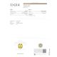 Unheated Yellow Ceylon Sapphire, 5.47 ct GIA Certified 