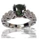 green sapphire engagement ring for sale