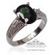 Natural-Green-Natural-Sapphire-&-Diamond-Ring