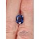 Violetish cut natural blue sapphire 