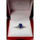 18K Blue Natural Sapphire Ring