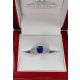 4.40 grams blue sapphire ring