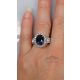 Sapphire ring  5.48 ct 