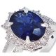 Custom-order Platinum Sapphire Ring, 2.34 ct Unheated GIA Certified 