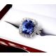 blue diamond Ring