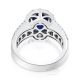 Natural Sapphire Ring, 3.62 ct Platinum GIA Origin Certified