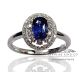 Blue-Sapphire-1.04 ct-36-Round-Brilliant-cut-diamonds-ring