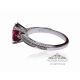 Untreated Pink Sapphire Ring - 1.64 ct Oval 18kt GIA
