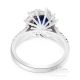 Platinum Sapphire Ring, 3.02 ct Natural Ceylon Sapphire GIA Origin Report